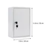 Wall Mount Locking Mailbox Milk Wall-mounted Outdoor Iron Sheet Fresh Delivery ( ) Crate with 2