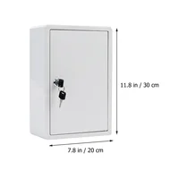 Wall Mount Locking Mailbox Milk Wall-mounted Outdoor Iron Sheet Fresh Delivery ( ) Crate with 2