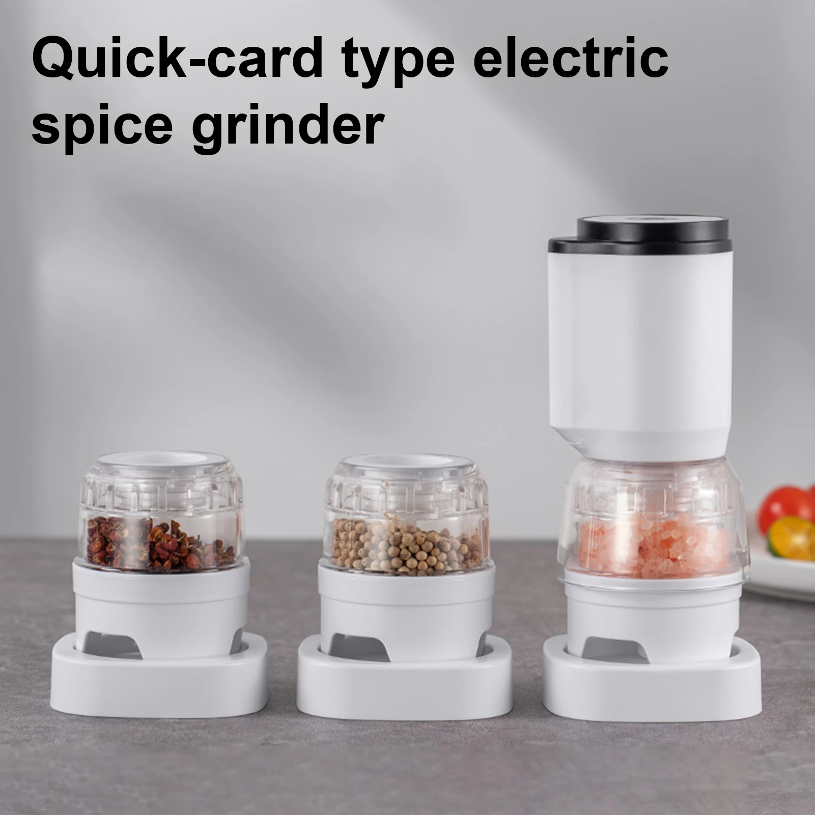 Quick Spice Grinder Pepper Grinder Mill Rechargeable Electric Salt Pepper Grinder Adjustable Spice Mill Automatic Kitchen Gadget 2 küchexyz.de S82f3da693f784e1ebc5ba3af08c1c57cW küchexyz.de Best Price | Fast Delivery |Quality Product Quick Spice Grinder Pepper Grinder Mill Rechargeable Electric Salt Pepper Grinder Adjustable Spice Mill Automatic Kitchen Gadget