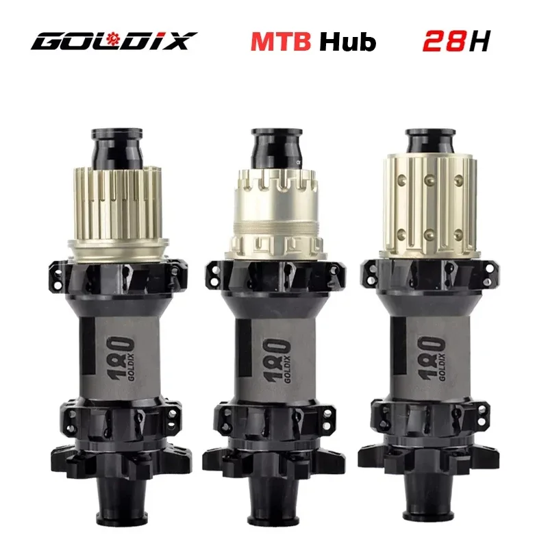 

GOLDIX M180 HG MS XD MTB Hub 6 Bolt Center Lock Disc 28Hole New EXP Ratchet 52T Thru Road Gravel Bike Hub 11 12 Speed