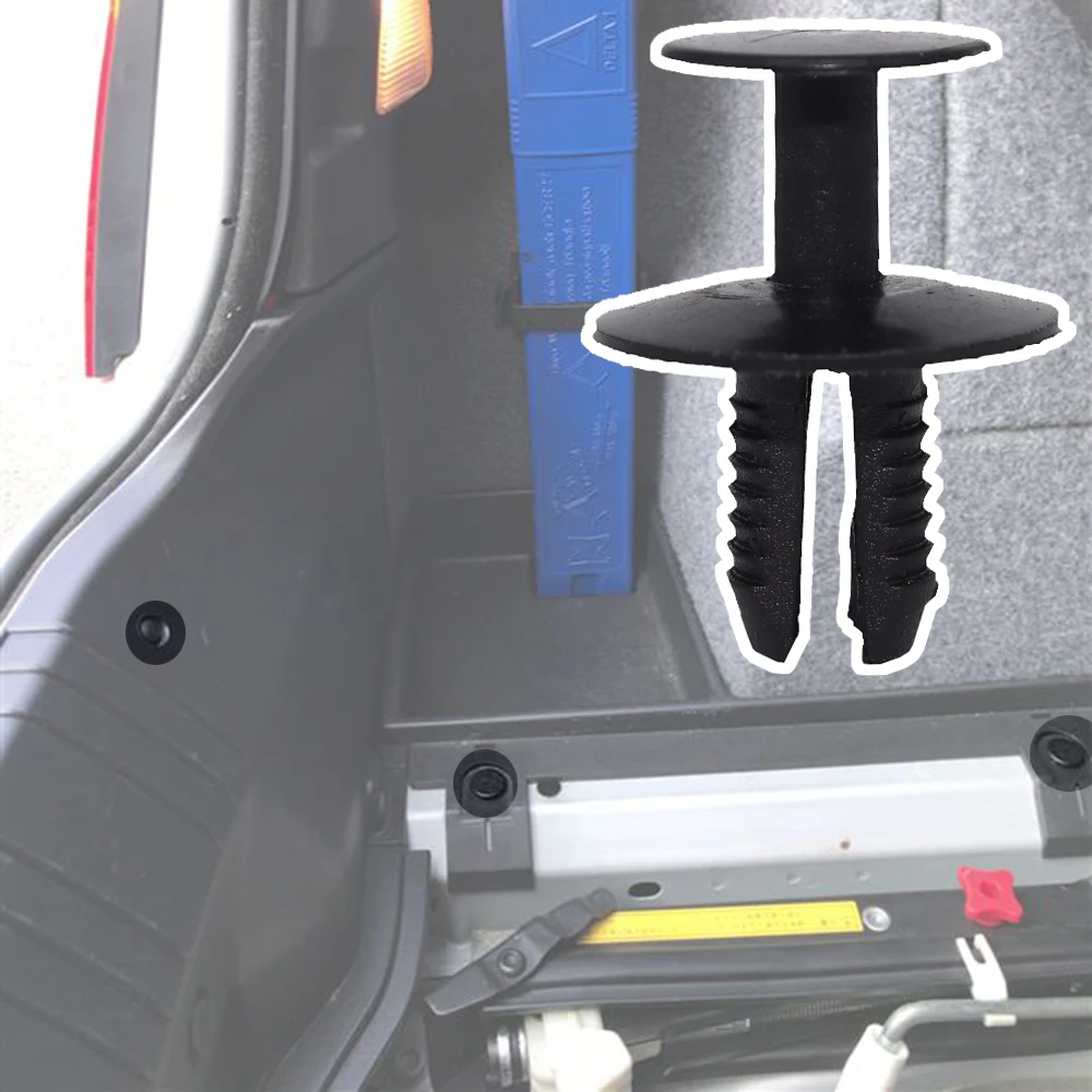 Для BMW E82, F21, E91, F33, F83, E60, F11, F13, E66, X5, Z3, Z8, E83, E70, защитный чехол для автомобильного двигателя, подкладка багажника, отделка, панели, ковры, зажимы, заклепки