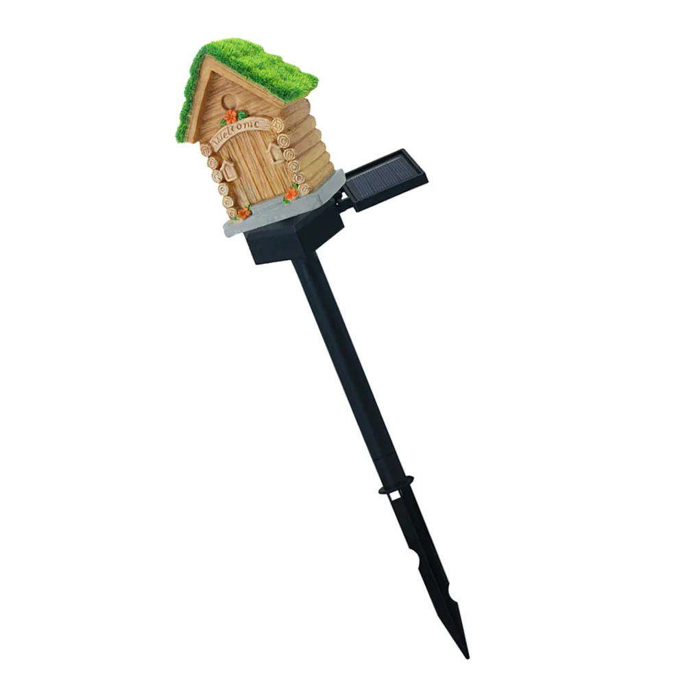 

Garden Lamp House Appearance Solar Lawn Light Outdoor Garden Stake Light Decoration