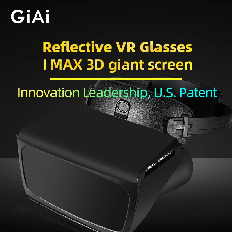 VR Glasses Headset GiAi Virtual Reality Glasses for Mobile Phone and 3D Camera
