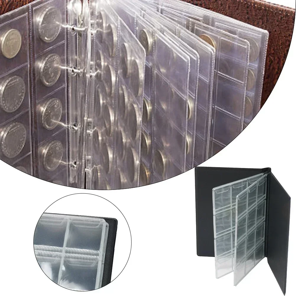Collection Coin Album Book Holders 10 Pages Collector Coin Album Portable Lightweight Easy to carry Convenient