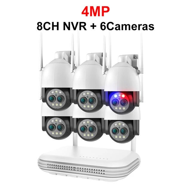 8CH 6 Cameras