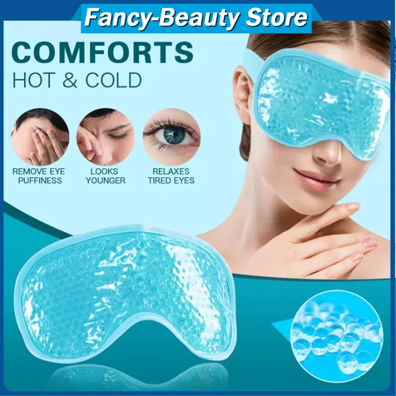 1 pçs gelo eyeshade capa de proteção para os olhos gel frio compressa