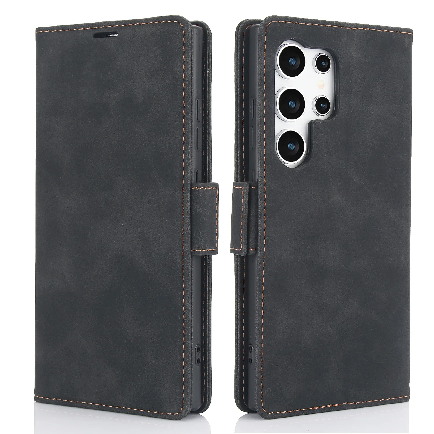 Premium Flip Leather Phone Case with Card Holder and Wallet Cover