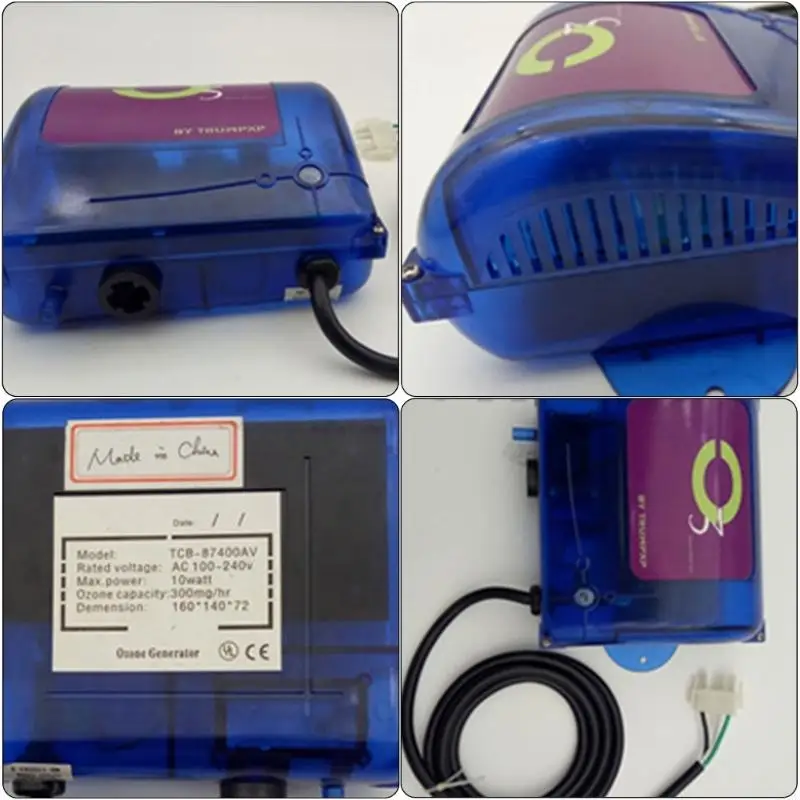 High Efficiency Pool Ozones Generator Small Ozones Generator Multifunction Upgrades for Home Pool & Tub C7AC