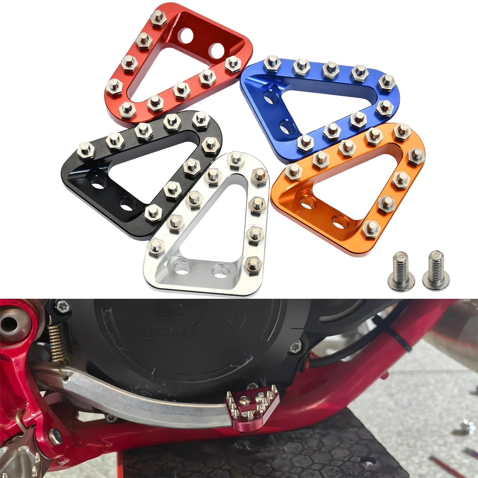 

Rear Brake Pedal Lever Step Plate Tip For KTM EXC EXCF SX SXF XC XCF XCW For GasGas For Husqvarna FC TC FE TE FX TX 2016-2023