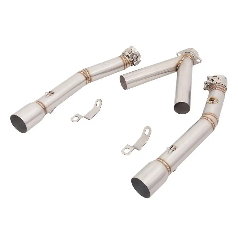 Exhaust Pipe For BMW G310R G310GS 2017-2022 Motorcycle Escape Muffler Front Pipe Steel Header High Double Row Connect Tube - Image 6