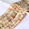 100% Natural Coffee Shell Spacer Beads 6/8/10mm Rondelle Beads For Jewelry Making DIY Bracelets Accessories 15'' 1