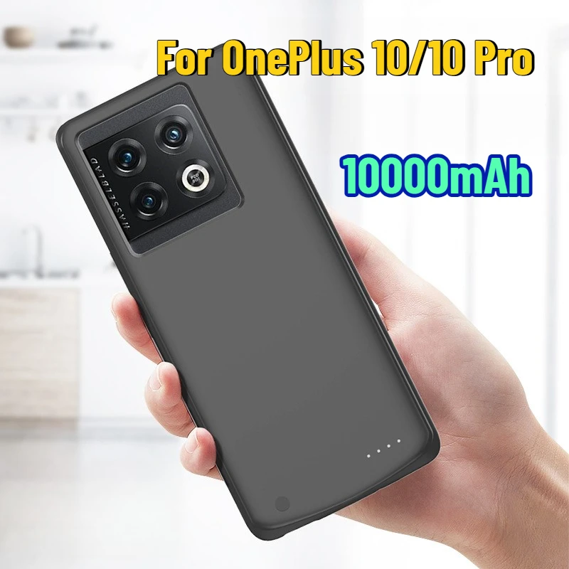 OnePlus 10 Pro 휴대폰 배터리 케이스 대용량 보조배터리 휴대용 충전기 ..