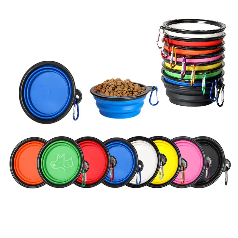 TPE dog bowl cat bowl wear-resistant and durable pet folding bowl travel outdoor drinking water feeding portable pet bowl TPE dog bowl cat bowl wear-resistant and durable pet folding bowl travel outdoor drinking water feeding portable pet bowl