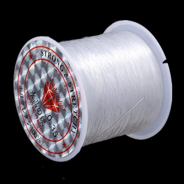 0.2-0.6mm Fishing Line For Beads Wire Clear Non-Stretch Nylon String  Beading Cord Thread For Jewelry Making Supply Wholesale - AliExpress