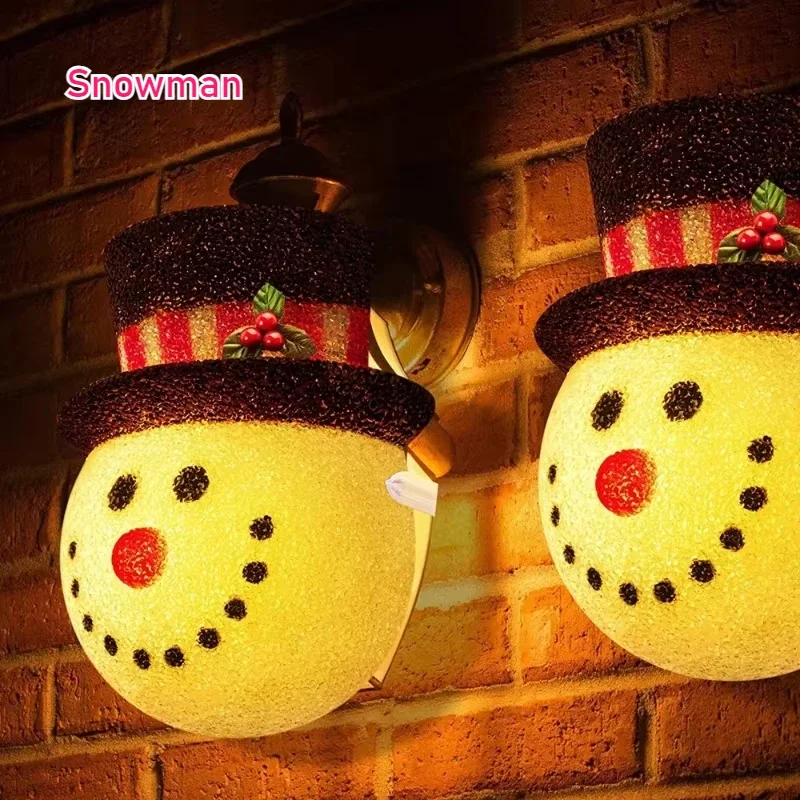 Christmas Porch Light Covers – 2 Pack Santa Snowman Penguin Outdoor Decor – Waterproof Holiday Light Covers For Porch & Garage - View #9