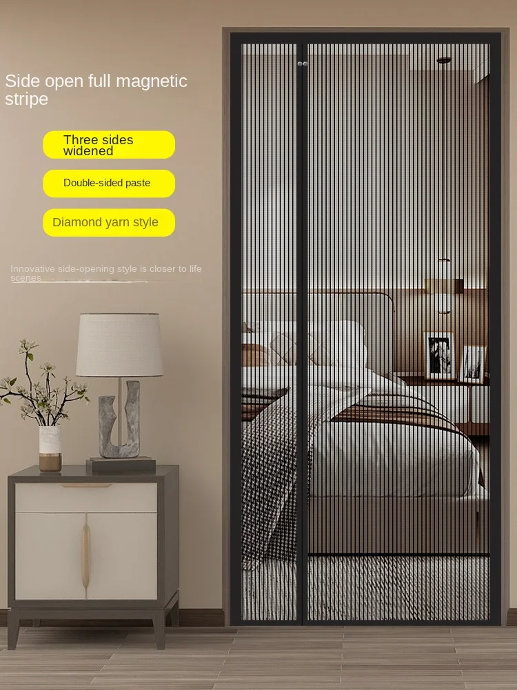 New mosquito proof door curtain Full strip self priming