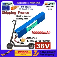 Pour batterie de remplacement Xiaomi M365 36V 100Ah 10S3P-paquet Li-ion 18650 avec BMS Compatible avec M365 Pro Scooter 500 + Cycle 1