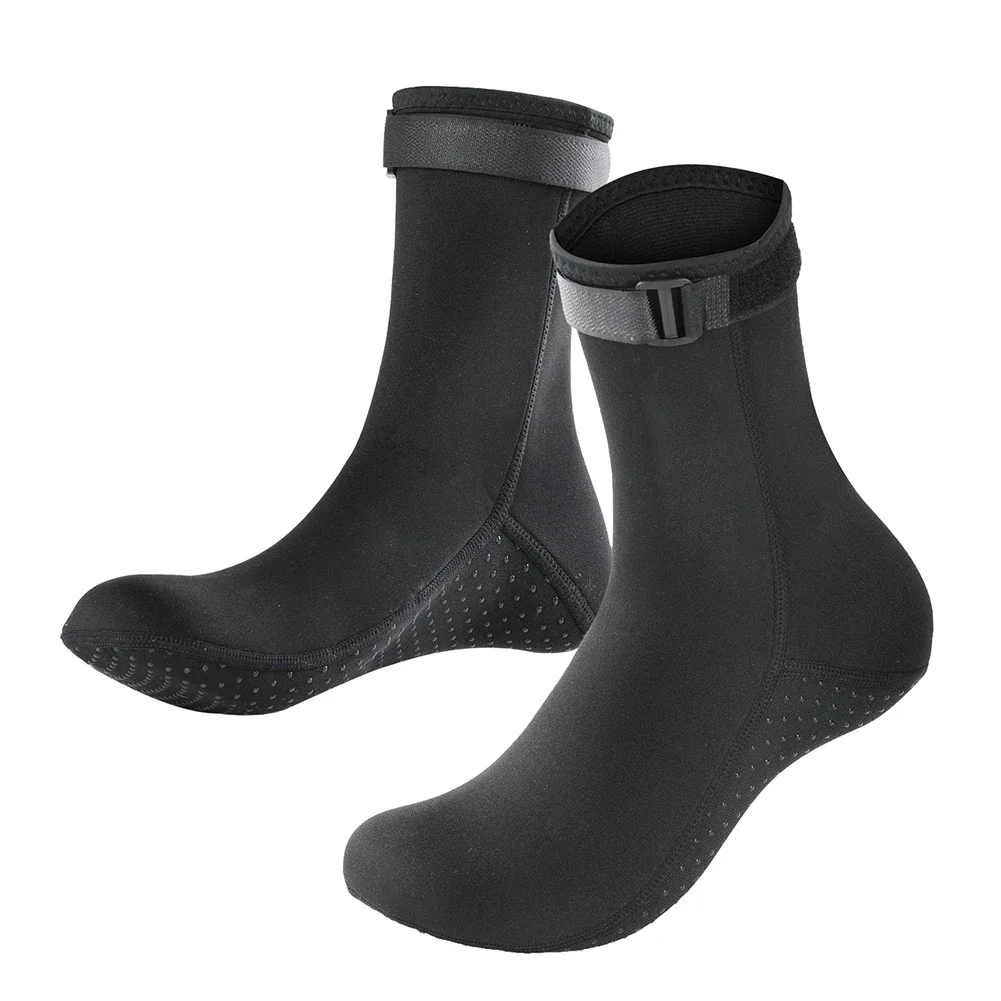 3mm Surfing Beach Boots Winter Warm Unisex Snorkeling Spearfishing Socks Anti Slip Neoprene Portable Lightweight for Water Sport 2