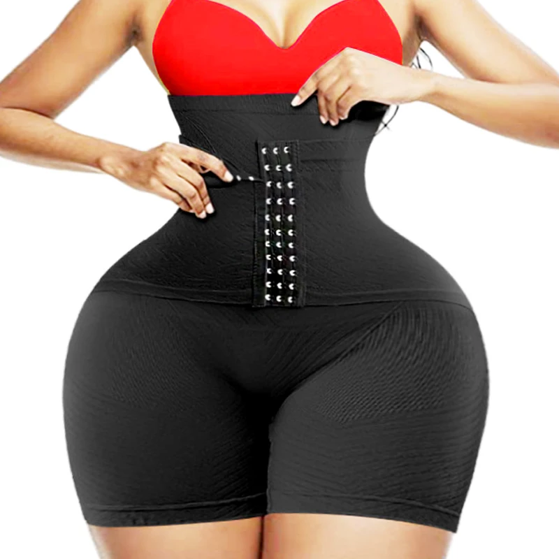 

4XL 5XL Corset Butt Lifter Body Shaper Firm Tummy Control Panties Shapewear High Waist Trainers Thigh Slimmer Girdles with Hooks