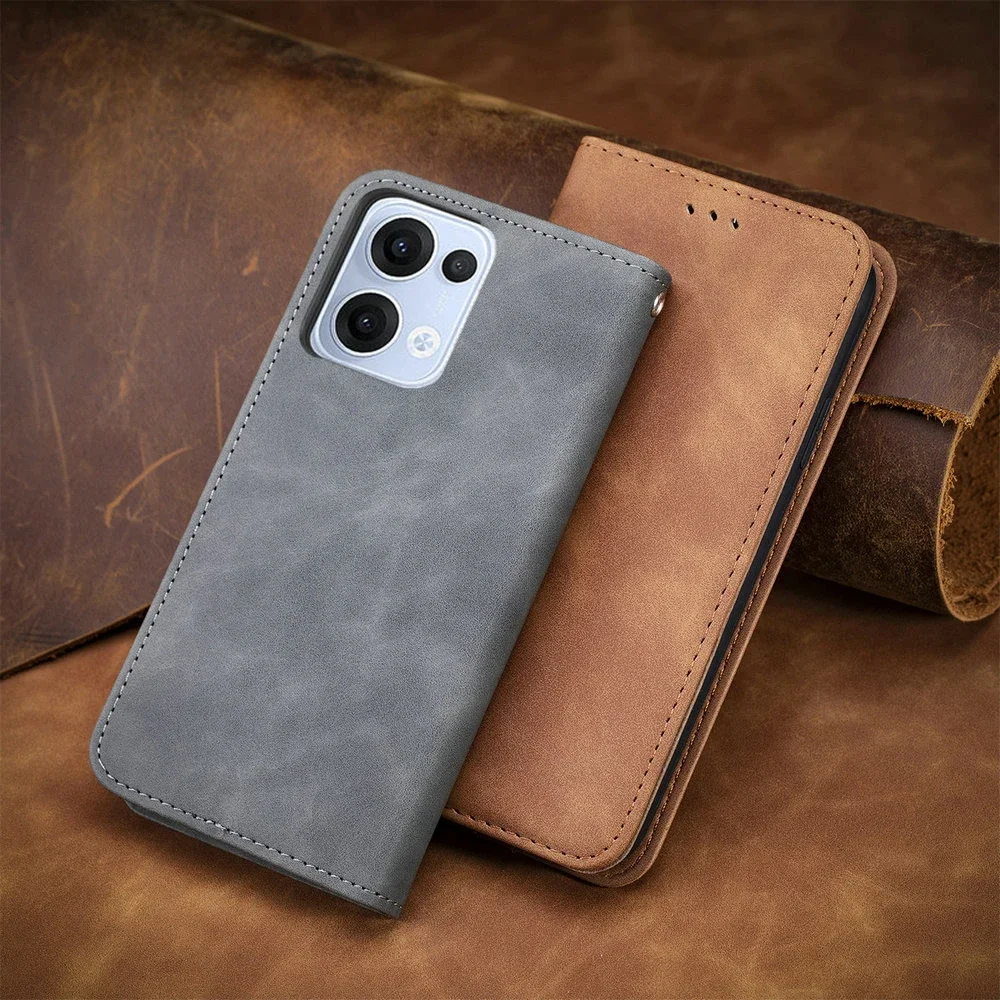 Luxury Leather Wallet Flip Case - Smooth 360° Protection