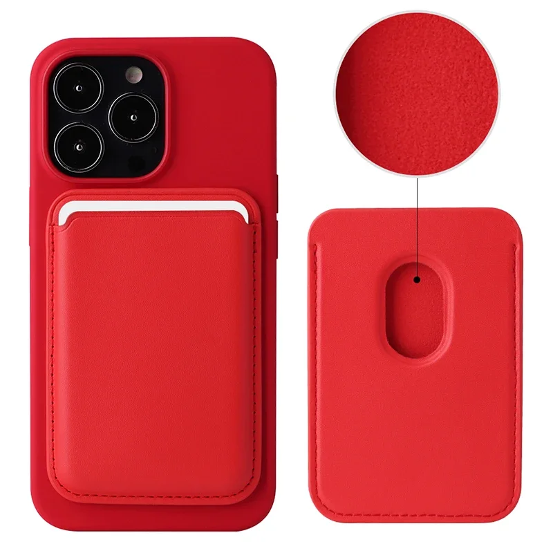 MagWallet Pro - Carteira Magnética em Couro para iPhone