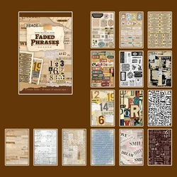 Vintage Decorative Journaling Papers - 15 - Page Scrapbooking & DIY Crafting Set (B)