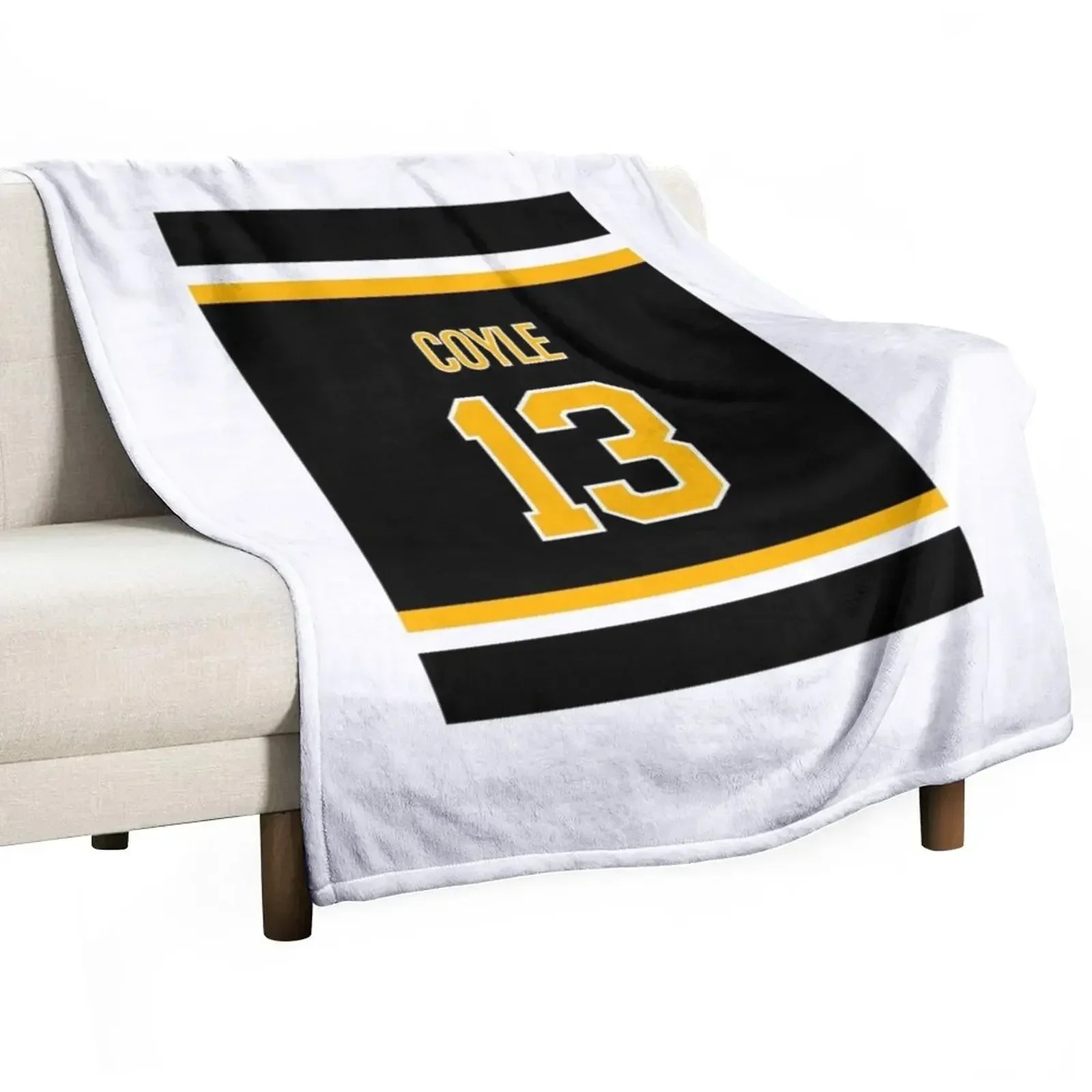 

Charlie Coyle Jersey Throw Blanket Beach Vintage Blankets