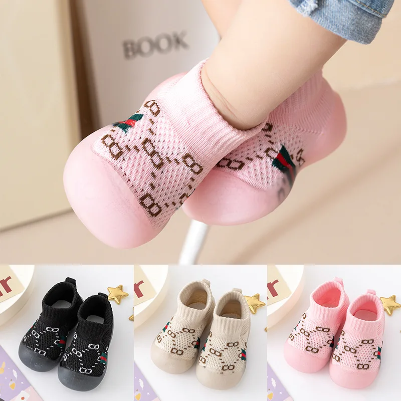 new-spring-and-autumn-mesh-children's-solid-color-shoes-soft-sole-children's-outwear-children's-shoes-children's-walking-shoes