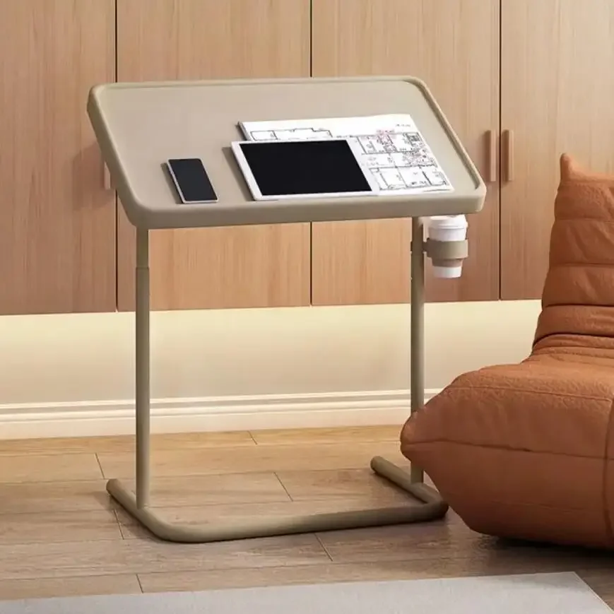 1pc Standing Desk, Bedside Table, Lifting Computer Table, Home Lifting Small Desk, Laptop Table, Sofa Side Table