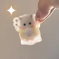 Cute Elephant/lamb/white Cat/poodle Series Dolls Mini Doll Ornaments Ins Super Hot Birthday Gift For Friend Poodle Sylvan Family 1