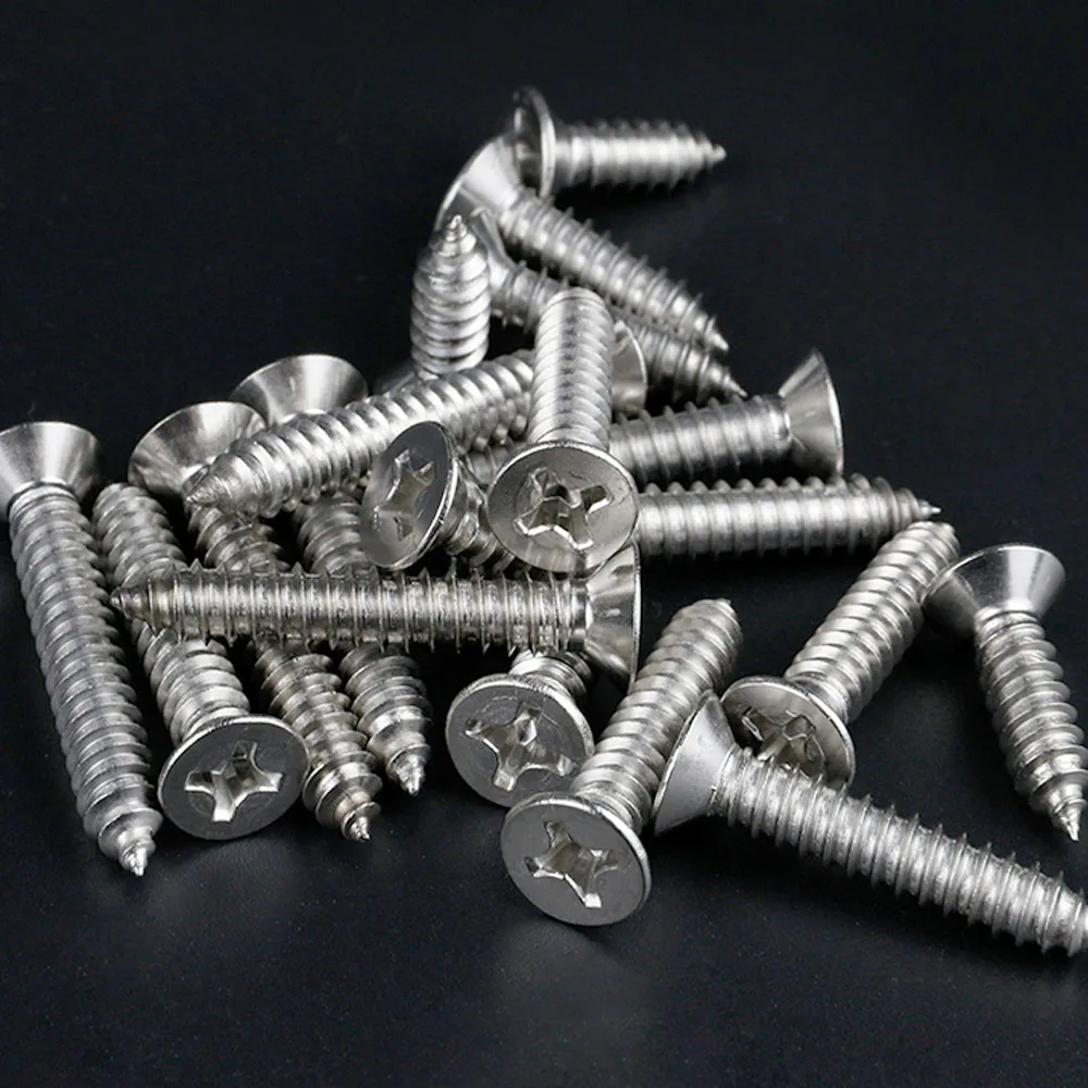 50pcsMini304StainlessSteelCrossPhillipsFlatCountersunkHead