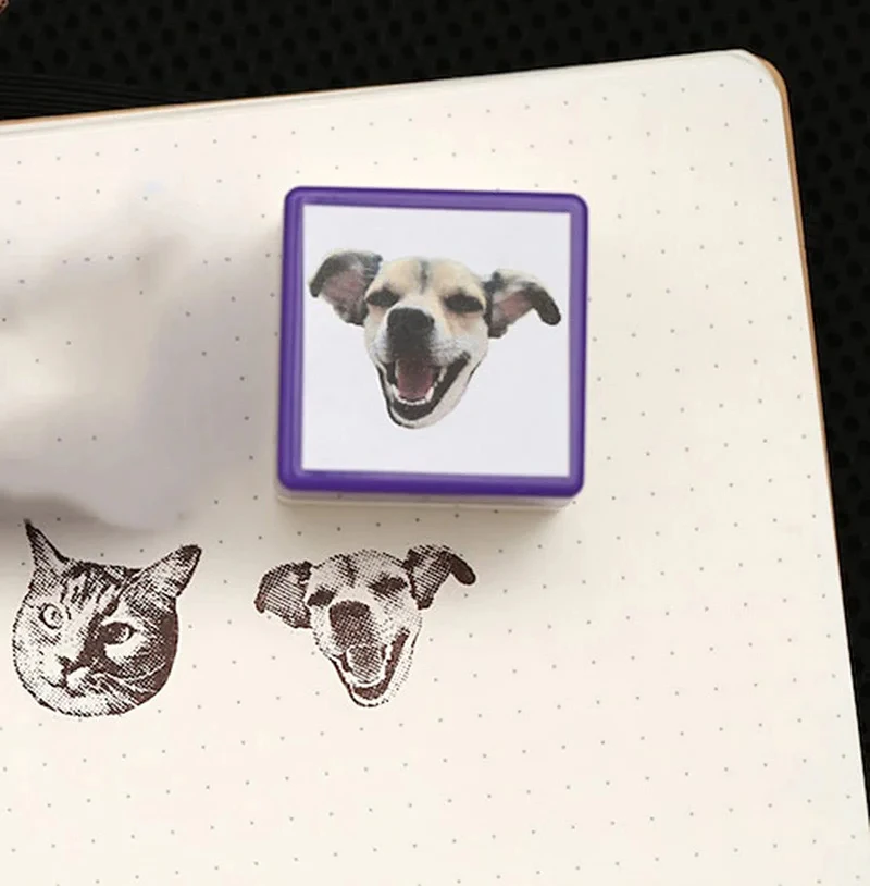 Custom-Made Pet Portrait Stamp DIY Dog Figure Seal Personalized Cat Doggy Cuztomized Memento Chapter Scrapbooking wax seal stamp wax seal stamp set