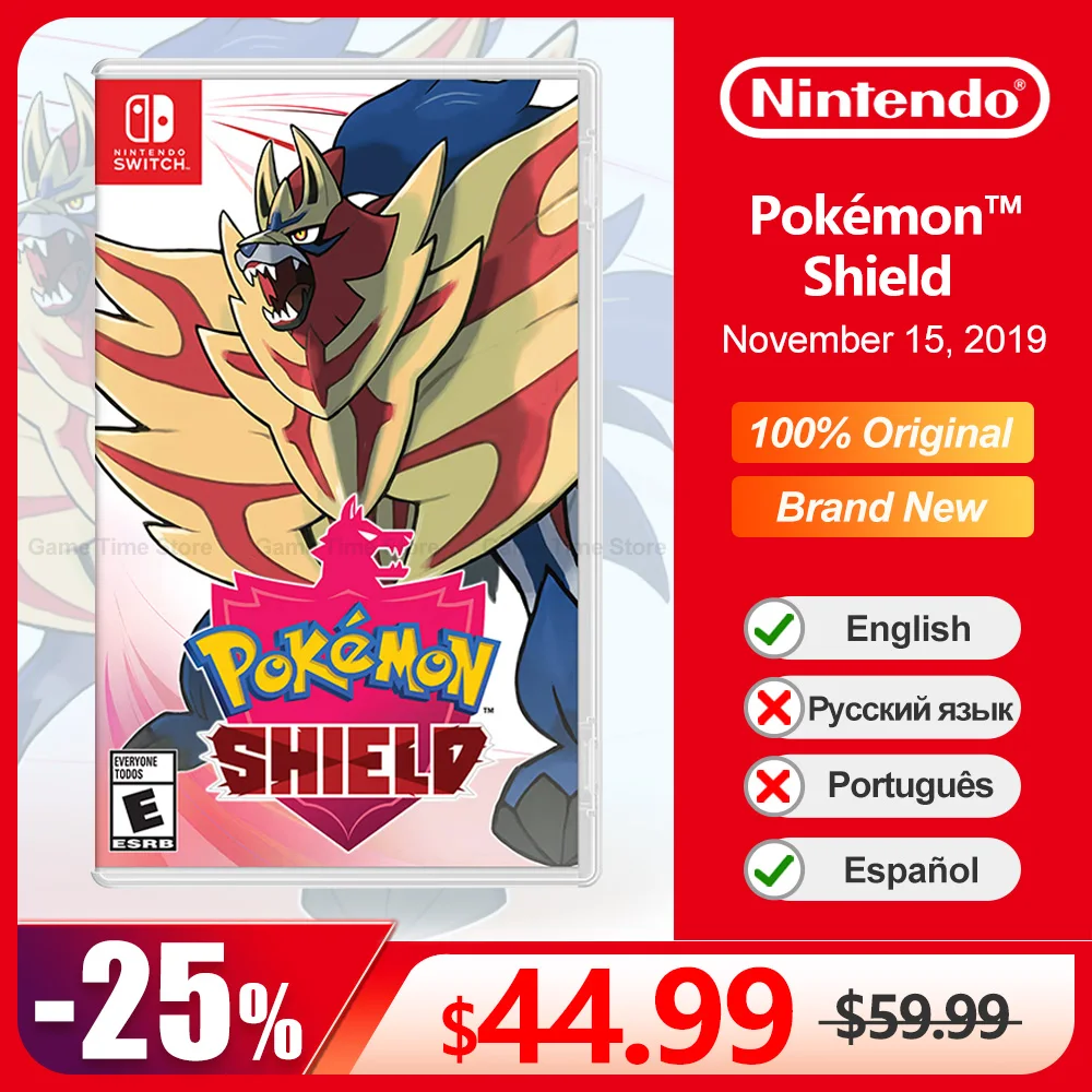 Pokemon Shield Nintendo Switch Offerte Di Gioco 100% Ufficiale Originale Gioco Fisico Card Genere Rpg Adventure For Switch Oled Lite