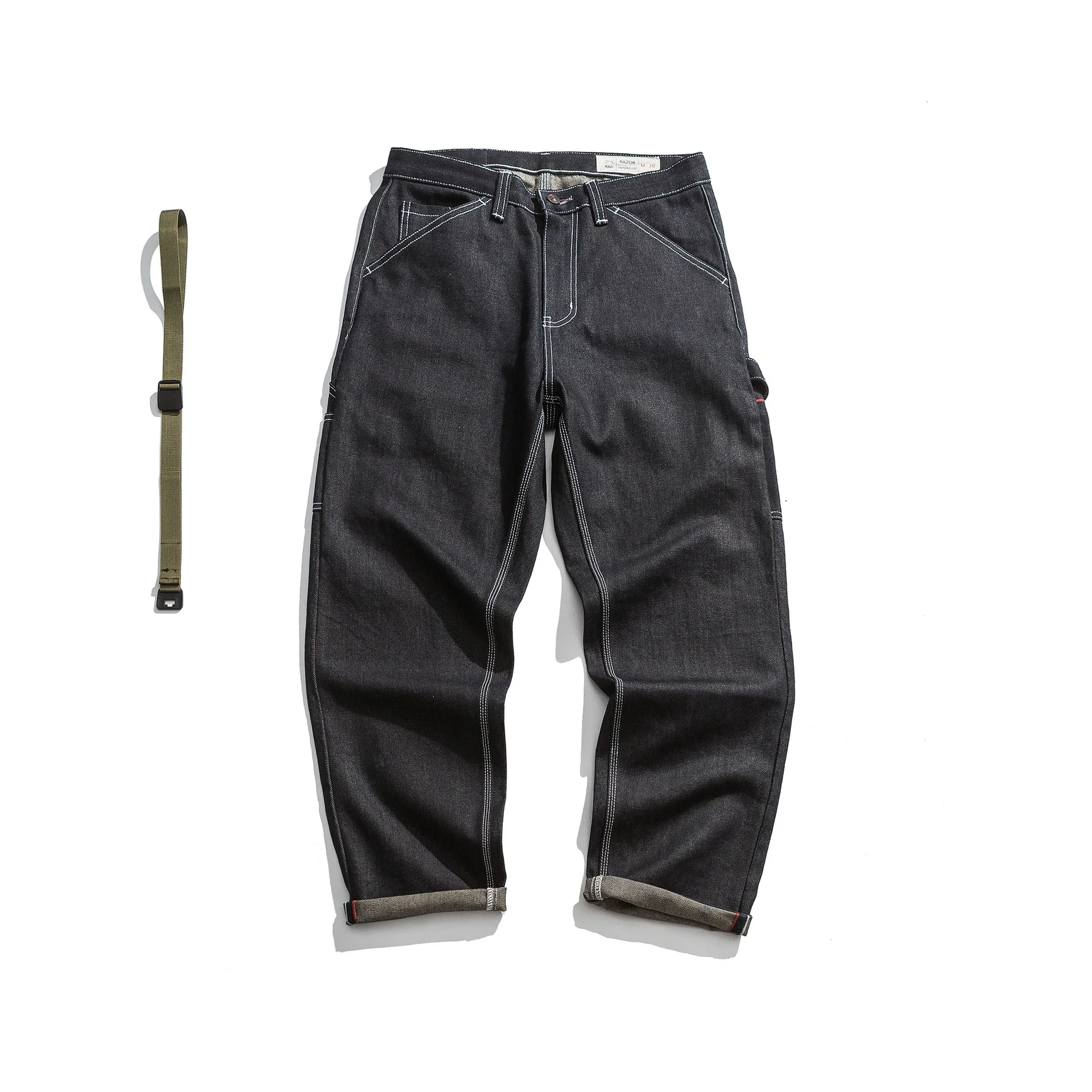  Selvage Overalls Jeans