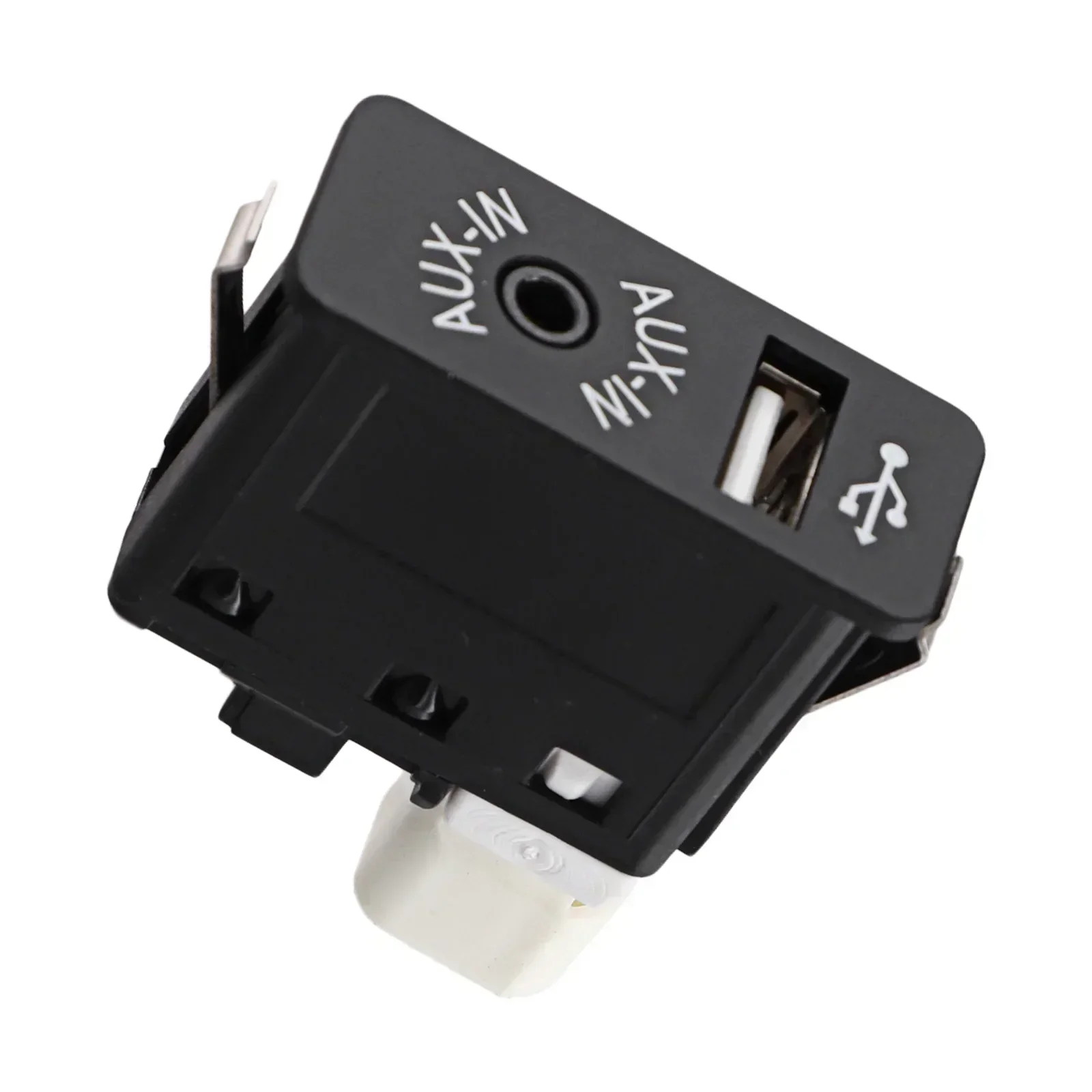 Prise AUX USB D'Entrée Auxiliaire 84109237653 Pour BMW Série 1,3,5,6,7, X1,X3,X5, Z4, Mini - ABS Robuste Noir - Remplacement Panneau Central