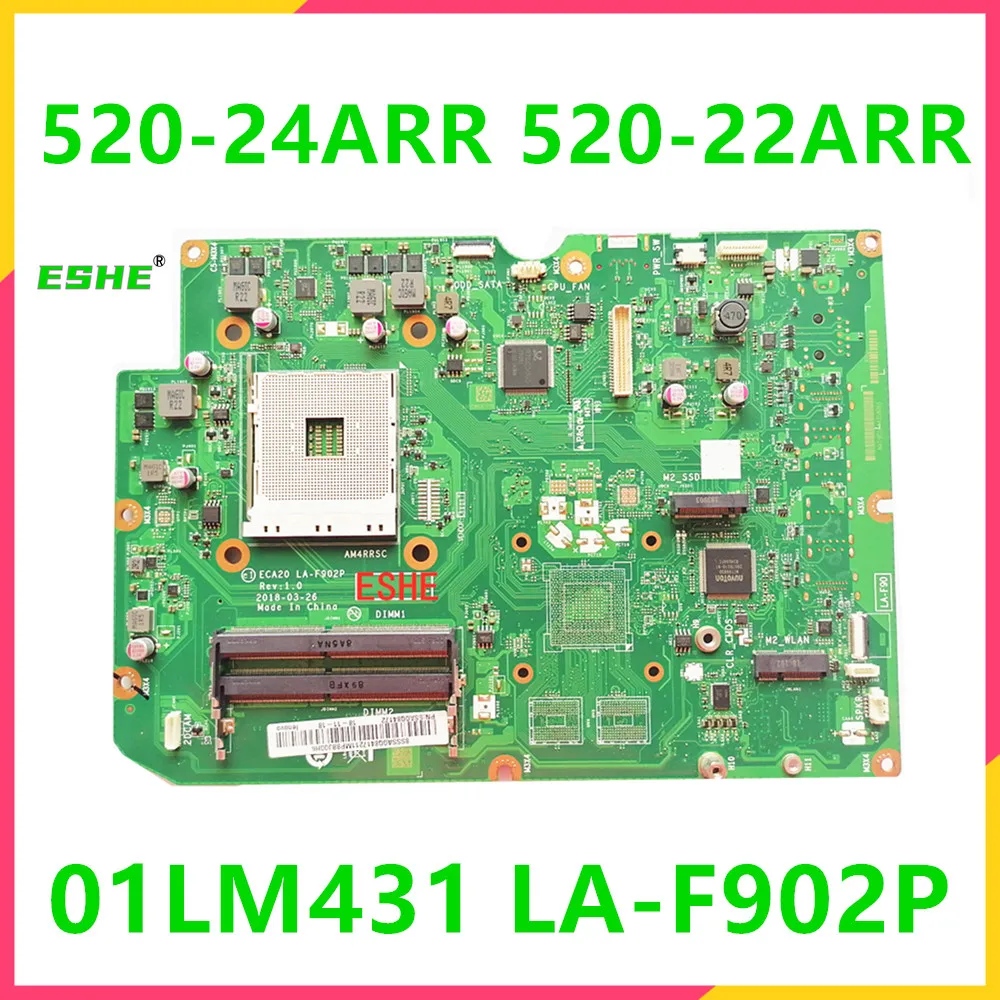 

For Lenovo AIO 520-24ARR 520-22ARR Motherboard ECA20 LA-F902P 01LM431 DDR4 Integrated motherboard 100% Test Work