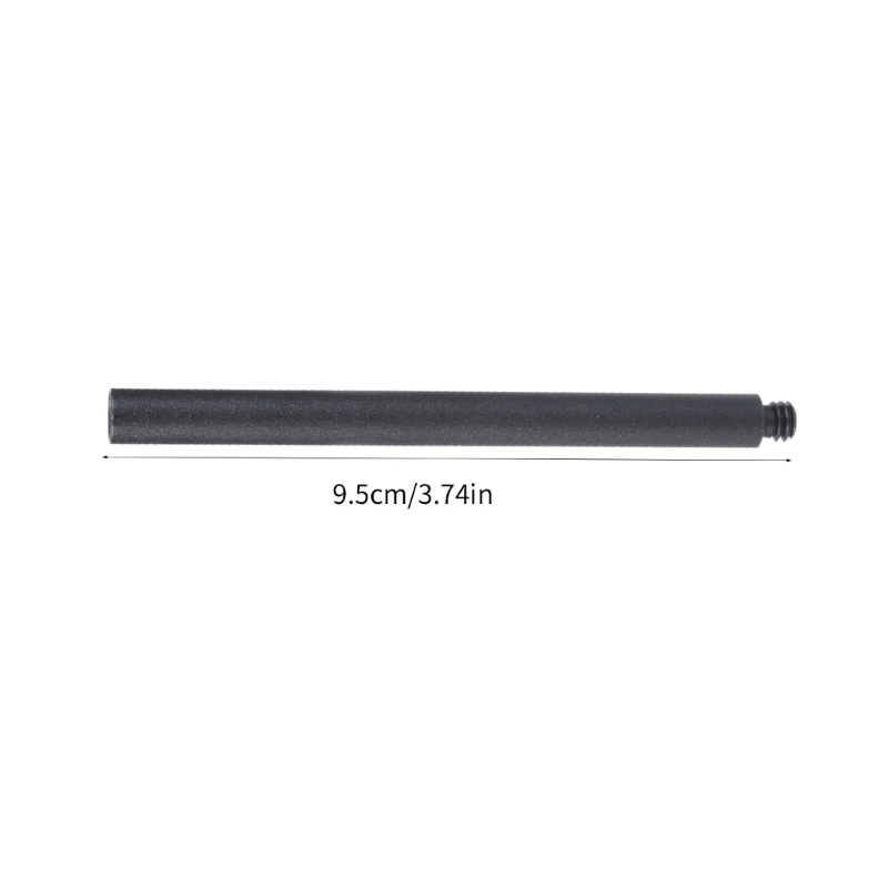 9.50cm Extension Rod 1/4inch Tripod Extension Poles Stabilizer Accessory Mount Stick for Cameras Tripods and Monopods