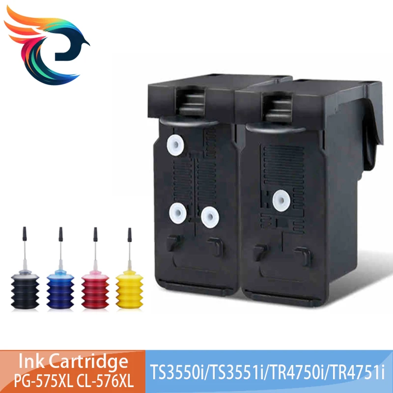 PG-575XLCL-576XLPG575CL576575XL576XLRemanufacturedInkCartridgeforCanonPIXMATS3550iTS3551iTR4750iTR4751iPrinter-AliExpress
