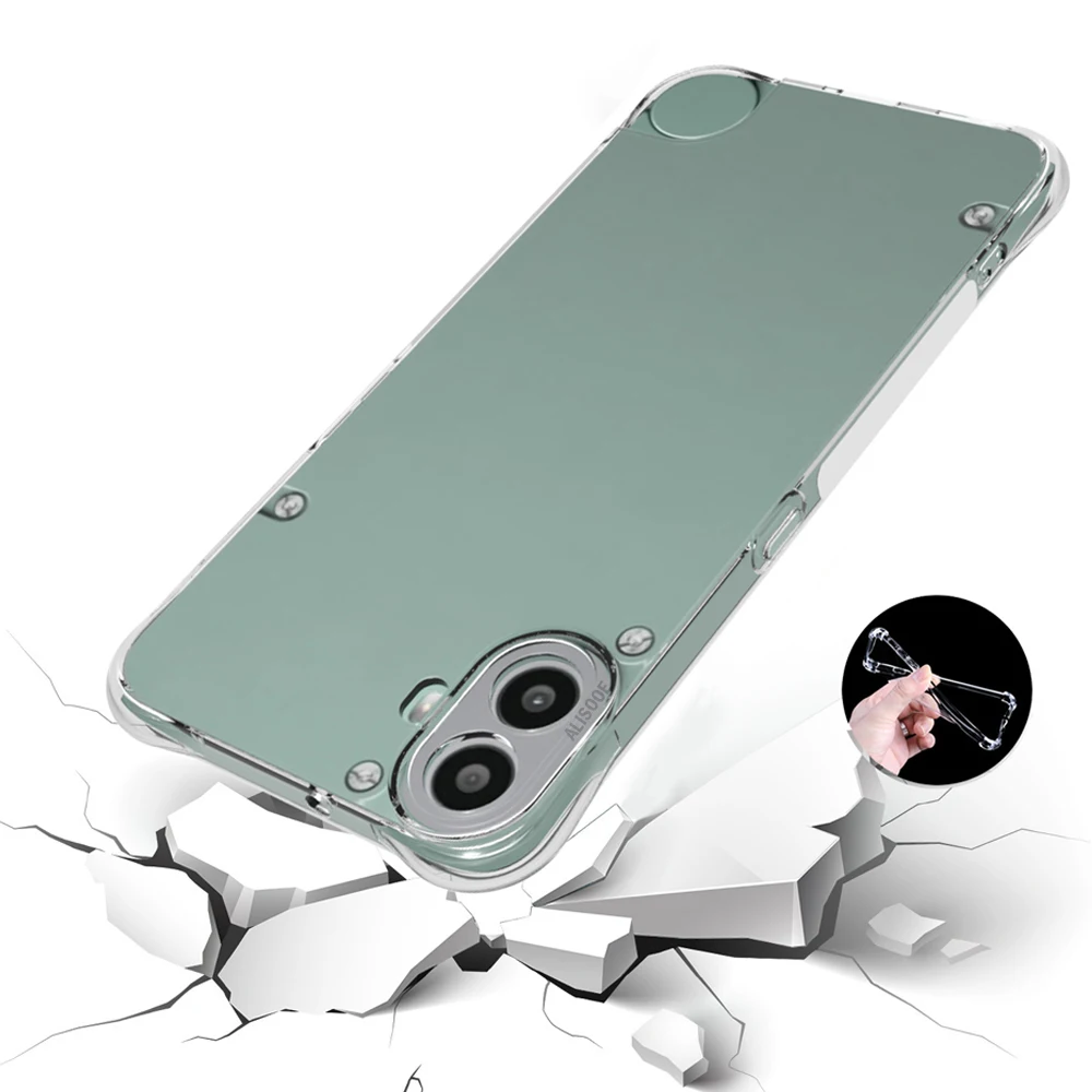 Custodia Foluu Trasparente Per Nothing CMF Phone 1 – Antiurto In TPU E PC – Non Ingiallisce – Sottile E Leggera - 3