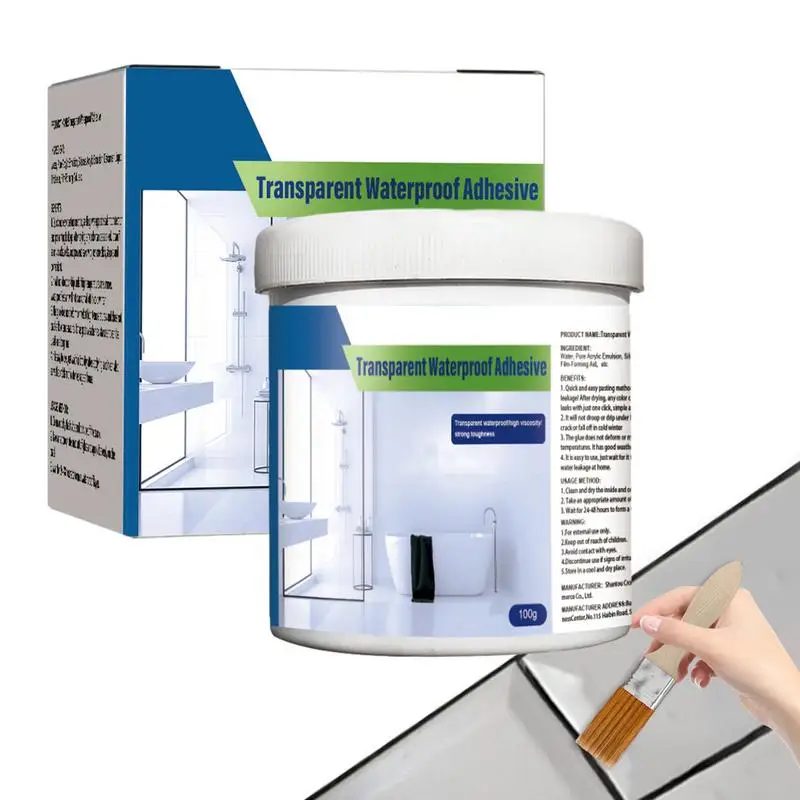 

Transparent Waterproof Coating Strong Waterproof Agent Portable Waterproof Insulating Sealant For Roof Kitchen Bathroom Wall