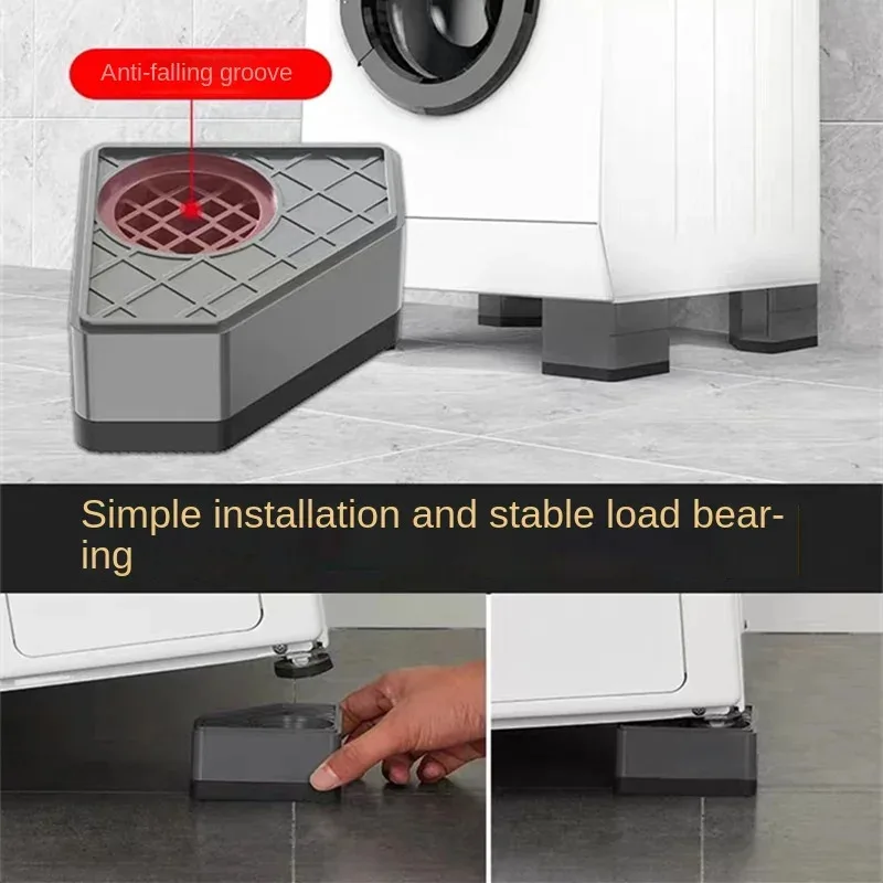 4 قطعة منصات قدم مكافحة الاهتزاز غسالة صدمة وسادة...