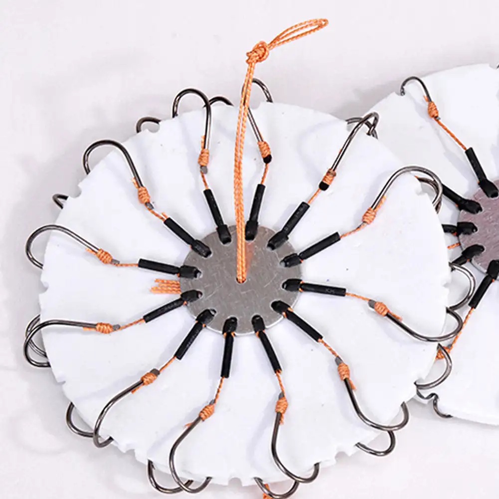 Turn-over Hook Durable Wild Fishing Accessories 8/12 Steel Claw Hook Anti-plate Hook Sharp Hook Fishing Gear Plate Hook