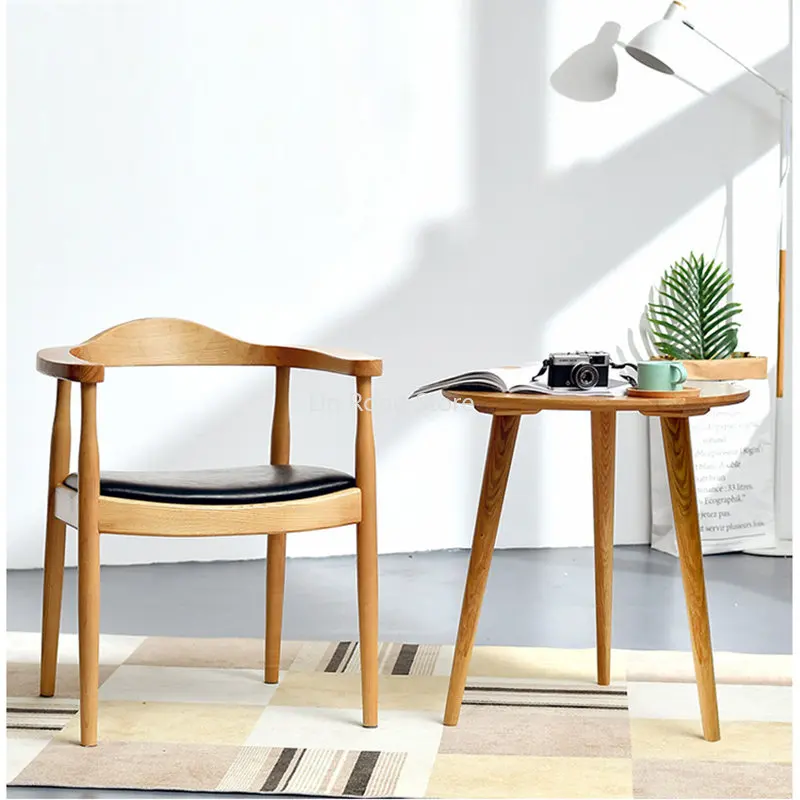 

Design Kitchen Dining Chairs Wood Dressing Nordic Dining Chairs Armchair Unique Leisure Luxury Silla Comedor Home Furnitures HY