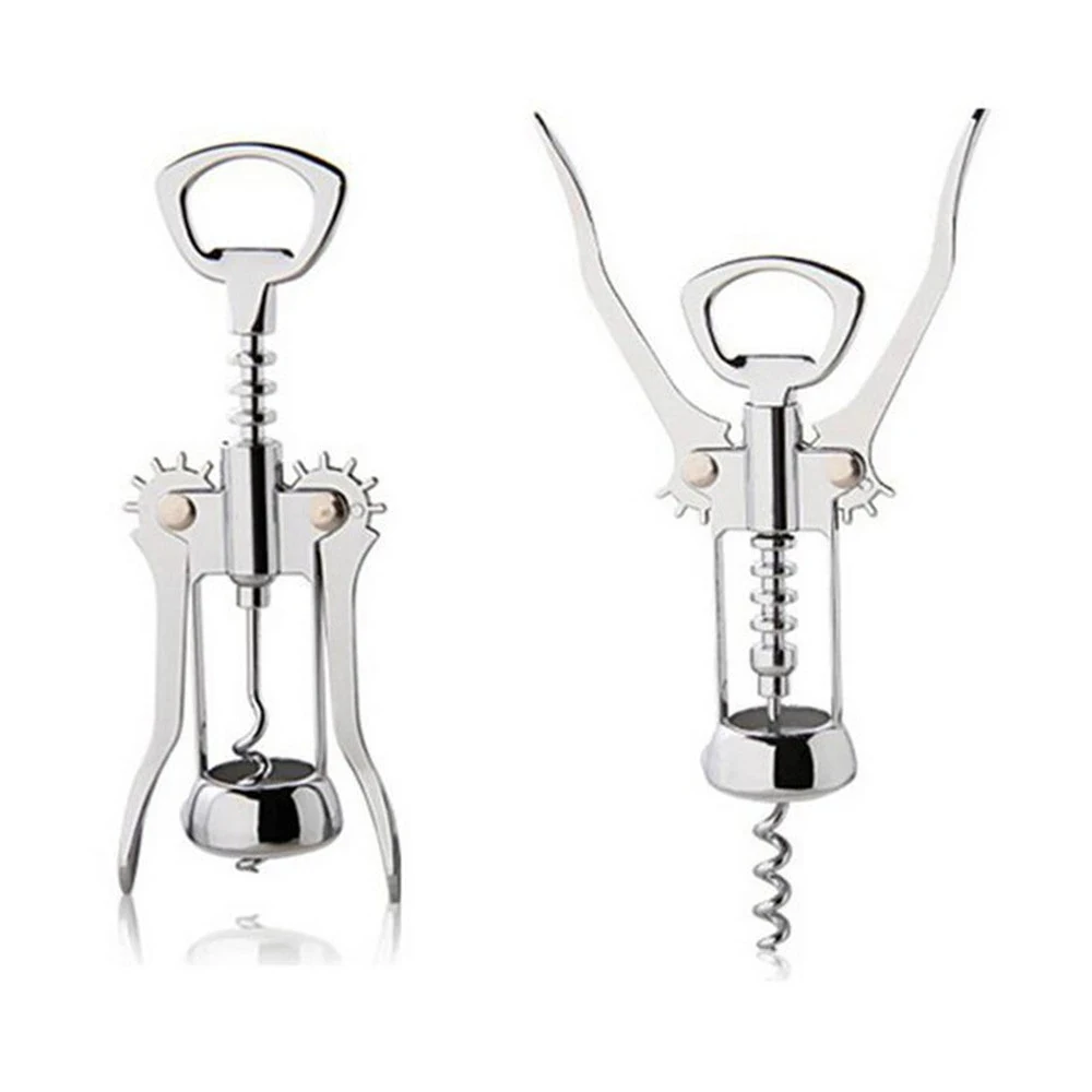 Wine Opener Stainless Steel Red   Wing Type Metal Sommeliers Corkscrew Bottle s Corkscrews  Cork Remover images - 6