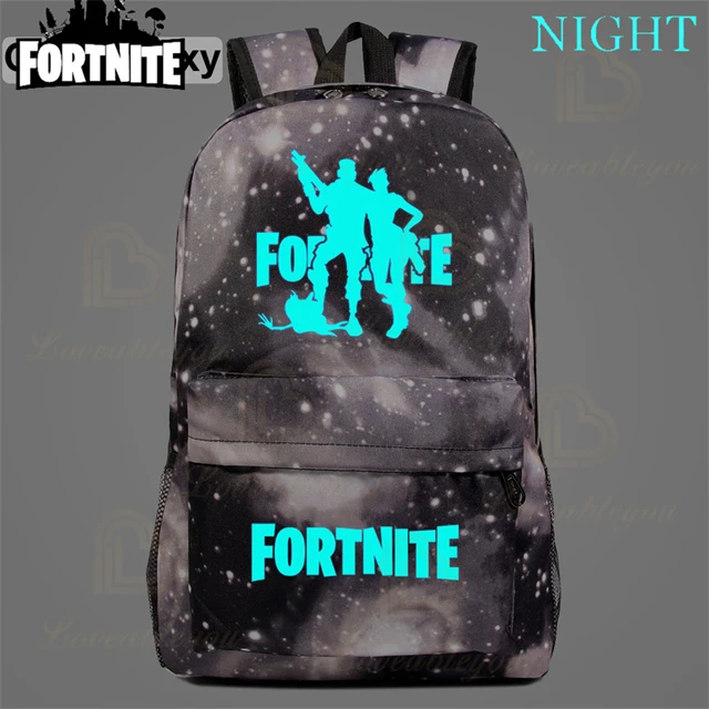 Backpack Fortnite School Battle Royale Glow In The Dark Bag