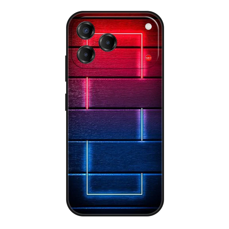 Sleek Black Matte Fashion Phone Case - Slim Soft TPU