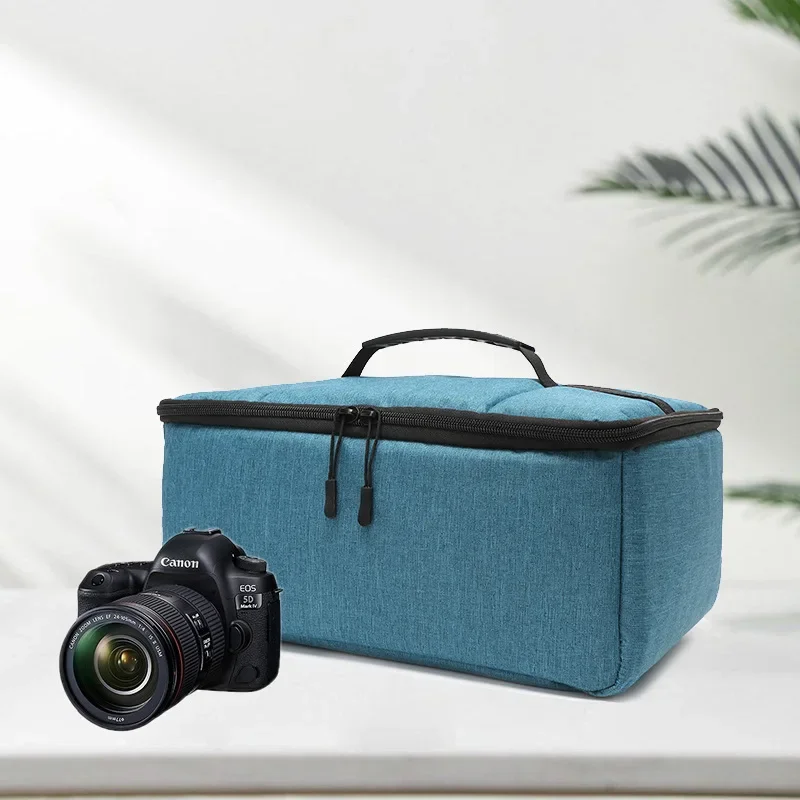 

Waterproof Camera Bag Oxford Insert Photography Removable Partition Dividers Storage Case Fit Canon Nikon Sony DSLR