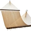 Lazy Daze 10 FT Double 2 Person Caribbean Rope Hammock, Hand Woven Polyester Hammock with Spreader Bars 1