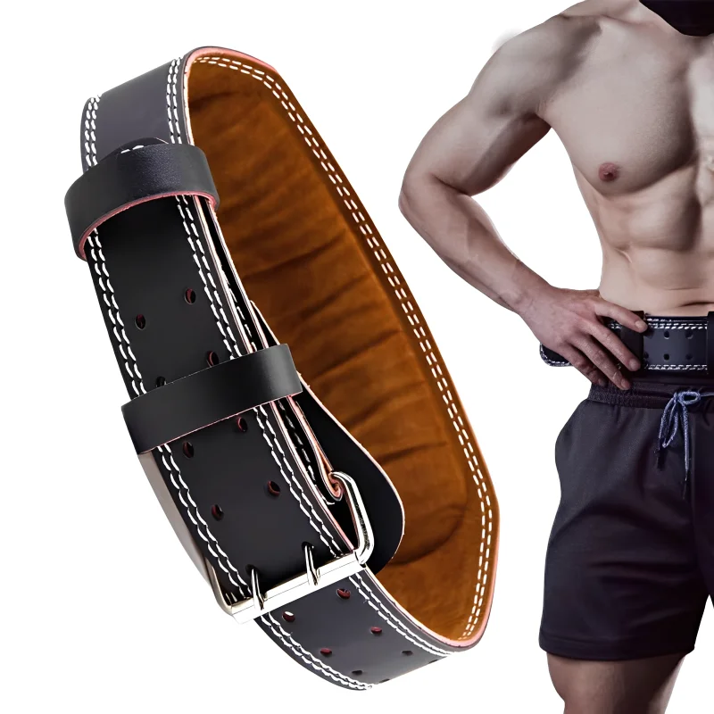 PU Leather Weightlifting Waist Guard Sports Safety Belt Protection Fitness Equipment