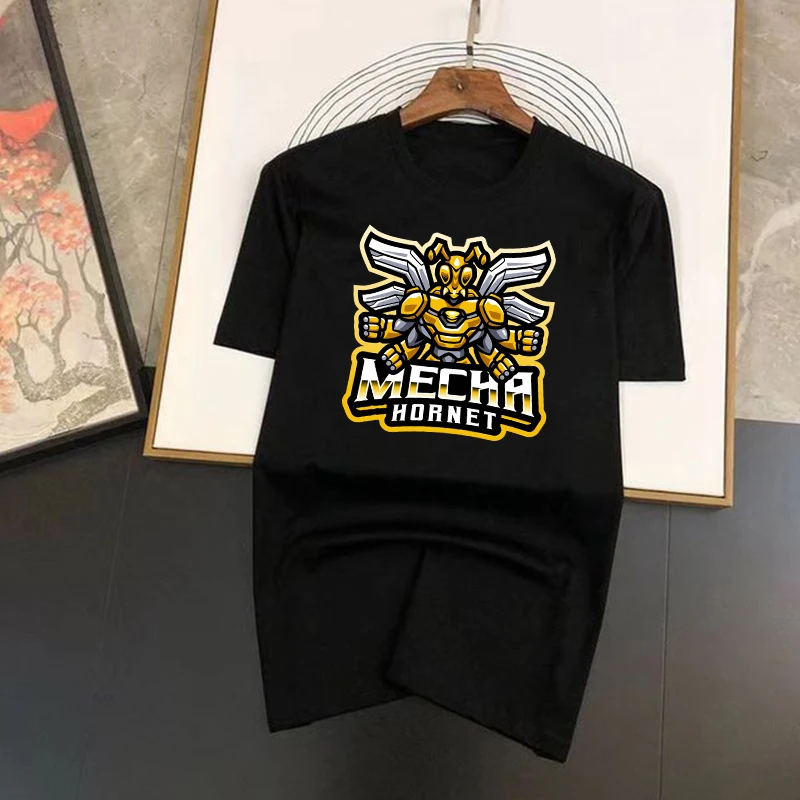 

Mecha Hornet Splatoon Tops Tees For Men Street Tshirts Funny Popular Crewneck T Shirt Men's Cotton Tees Streetwear Harajuku